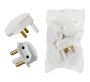 Plug-adaptor 2PIN Euro Bottom-entry - 6 Pack