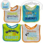 Mother's Choice Dribble Bibs 4 Pack - Grandma
