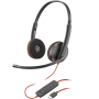 Polo Poly Blackwire 3220 Stereo Usb-c Headset 8X228A6