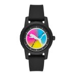 Puma Ultrafresh Black Silicone Women's Watch P1068
