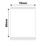 NB513 - - B3S B4 Only - 70X80MM - 95 White Labels