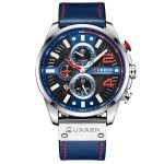 Curren 8393 Chronograph - 47MM Red
