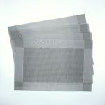 Silver Colourblock Placemats - 6 Pack