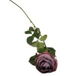 Rose On Stem 75CM - Lilac