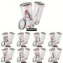 Hsdiokl 20oz Personalized Insulated Stainless Steel Tumbler With Custom Name Flower Design 2 Lids - BPA Free Hand Wash Oval Metal Mug For Multipurpose