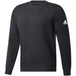 Adidas Mens Fleece Crew Sweatshirt XL Black-white