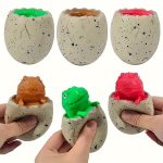 1 3PCS Exhaust Dinosaur Cup-boys And Girls Squeeze Toy Relax Toy-birthday Holiday Party Halloween Christmas Creative Small Gift