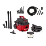 Craftsman CMXEVBE17040 4 Gallon 5.0 Peak Hp Wet Dry Vac Portable Shop Vacuum Wet And Dry With Filter Hose Car Cleaning Kit And M