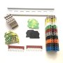 Din Rail Terminal Blocks Kit By International Connector 20 Dinkle DK2.5N Din Terminal Block Connectors 12-22 Awg Gauge 20A 600V Ground Blocks Jumper