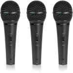 Behringer XM1800-S Dynamic Microphone 3 Pack