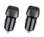 Truke - 2.4A Fast Charging Dual USB Port Car Charger 2 Pack