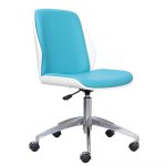 Bentwood Swivel Office Chair With Aluminum Base