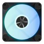 Apnx FP1-R 120 Pwm Argb Reverse Blade 120MM Triple Fan Pack Black