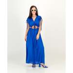 Emilia Cut Out Dress In Royal - S