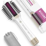 4-IN-1 Ionic Hair Dryer Brush - High-speed Blow Dryer Brush With Heated Comb Fast Heating Hot Air Straightener For Smooth Frizz-