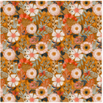 FSC1034 Printed Poncho