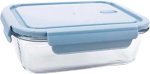 Glass Plastic Fridge Container - 1000 Ml