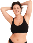 Boody Full Bust Wireless Bra - Black L