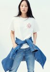 Oversized Printed T-Shirt - White & Mariah Carey