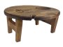 Mpho Round MINI Picnic Table + Wine Bottle Holder