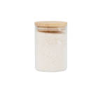 Cylinder Glass Jar With Wooden Lid 510ML