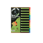 A4 Polyprop Divider 1-10 Color Dafrique
