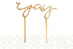 Cake Topper - Yay
