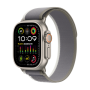 Apple Watch Ultra 2 Gps + Cellular 49MM Titanium Case With Green/grey Trail Loop – S/m