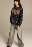 Oversized Sweatshirt - Dark Grey stranger Things