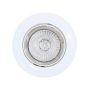 Eurolux - Downlight Aluminium Tilt Curved Rim GU10 White