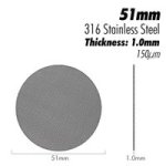 Coffee Accessories Puck Screen 316 Stainless Steel 51MM 1.0MM