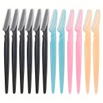 12PCS Eyebrow Razor And Face Razor For Women And Men Eyebrow Hair Trimmer And Shaver With Protective Cover