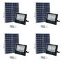 100W LED Solar Flood Light Pack of 4