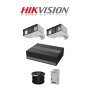 New Hikvision 4 Ch Turbo HD Kit - New 4CH Edvr - 2 X Hikvision 2MP Smart Hybrid Light Audio Camera 60M Night Vision