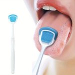 1PC 5PCS Tongue Scraper Multifunctional Tongue Scraper Silicone Tongue Scraper Dual Action Tongue Cleaning Brush Reduce Bad Brea