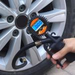 Car Digital Lcd Display Tire Air Pressure Inflator Gauge Vehicle Tester Inflation Monitoring