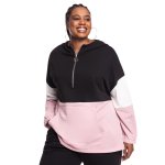 Donnay Plus Size Sweat 1-UP Hooded Colour Block - Multicolour