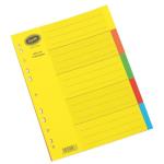 Bantex Divider Board A4 - 5 Division - Unprinte