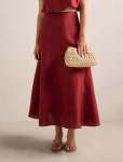 Georgina Godet Skirt - 16 Rosewood Set