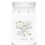 Yankee Candle Signature Collection Large White Gardenia - New Jar Design 2 Wicks Retail Box No Warranty