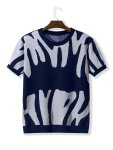 Men's Casual Knitted Short Sleeve Pullover Sweater K-pop
