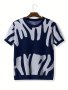 Men's Casual Knitted Short Sleeve Pullover Sweater K-pop