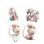 Decoupage Tear Resistant Transfers - Rabbits