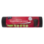 Pnp Heavy Duty Black Refuse Bags 750MM X 900MM 10 Pack