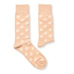 Bunny Pattern Baby Pink Adult Socks - Factory Plaza