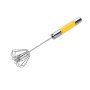 Stainless Steel Whisk Sacow Semi-automatic Whisk Mixer Balloon Egg Milk Beater Cooking Tool