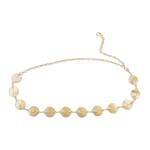 Goldair Gold Round Chain-link Belt
