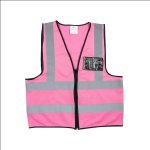 Hi Vis Mesh Bib Pink Large