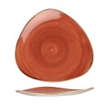 Churchill Spiced Orange Triangle Plate 31.1CM - Set Of 6 - 31.1 Cm