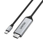 UNITEK 1.8M Type C To HDMI Cable Grey V1423A CAB-TYPE-C-HDMI-1.8